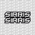 Sirris Fork Tube Decal (Without Sirris Icon)