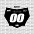 Pre-Designed Motocutz Number Plate Decal