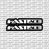 Fastace fork tube decals without icon for Sur-Ron LBX