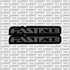 Fastace fork tube decals — matte finish