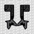 Marzocchi Bomber fork tube decal — color option 1