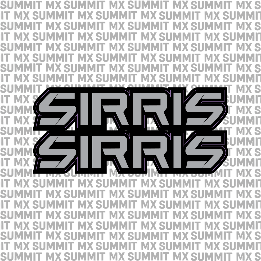 Sirris Fork Tube Decal (Without Sirris Icon)