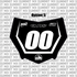 Pre-Designed Motocutz Number Plate Decal