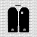 Customizable Talaria Sting OEM fork guard decals, design preview