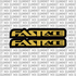 Fastace fork tube decals — gloss finish
