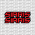 Sirris Fork Tube Decal (Without Sirris Icon)