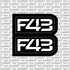 Sirris "F43" Fork Decal