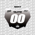 Pre-Designed Motocutz Number Plate Decal
