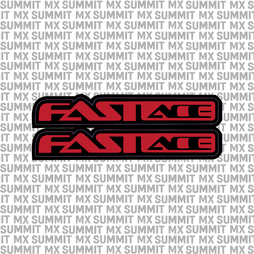 Fastace Fork Tube Decal (Without Fastace Icon)