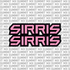 Sirris fork tube decals for Sur-Ron Ultra Bee — installed on the bike