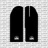 Customizable RTR fork guard decals for Sur-Ron and Talaria, design preview