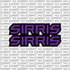 Sirris Fork Tube Decal (Without Sirris Icon)