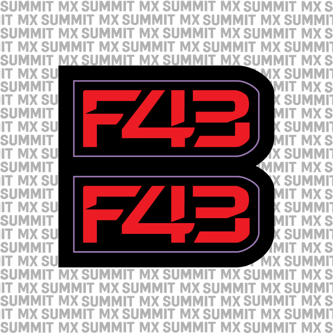 Sirris F43 fork decal — color option 4
