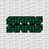 Sirris fork tube decals — finish comparison