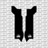 Customizable fork guard decals for the E-Ride Pro, design preview