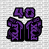 Fox 40 fork tube decal — color option 6