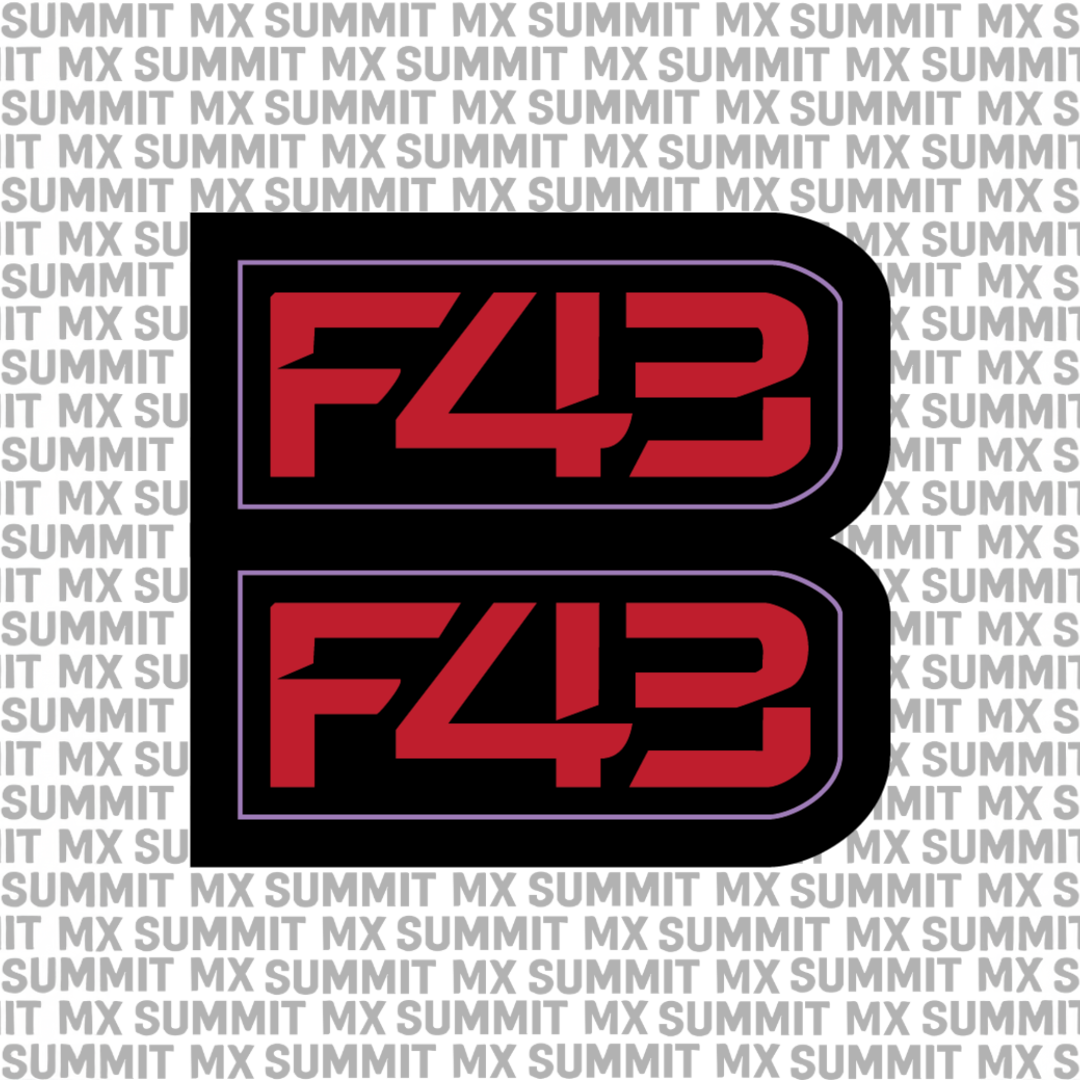 Sirris F43 fork decal — color option 5