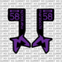 Marzocchi Bomber fork tube decal — color option 6