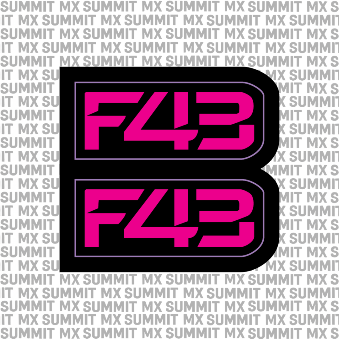 Sirris F43 fork decal — color option 6