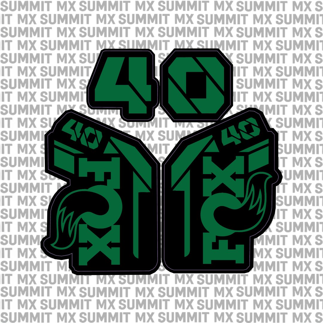 Fox 40 fork tube decal — color option 7