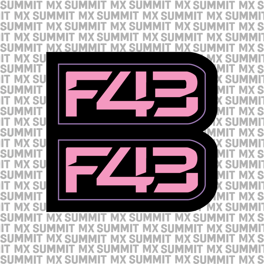 Sirris F43 fork decal — color option 7