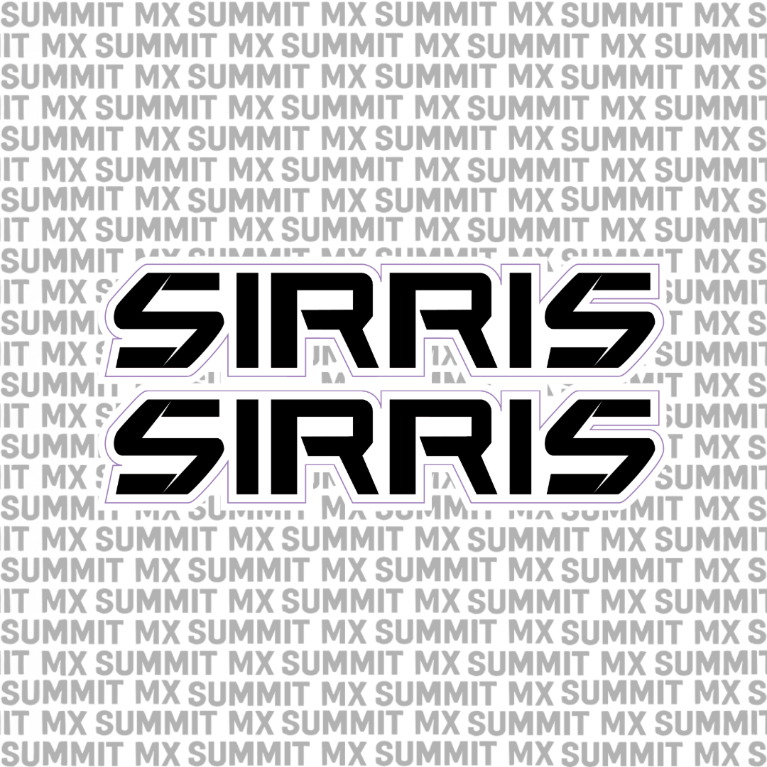 Sirris Fork Tube Decal (Without Sirris Icon)