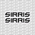 Sirris Fork Tube Decal (Without Sirris Icon)