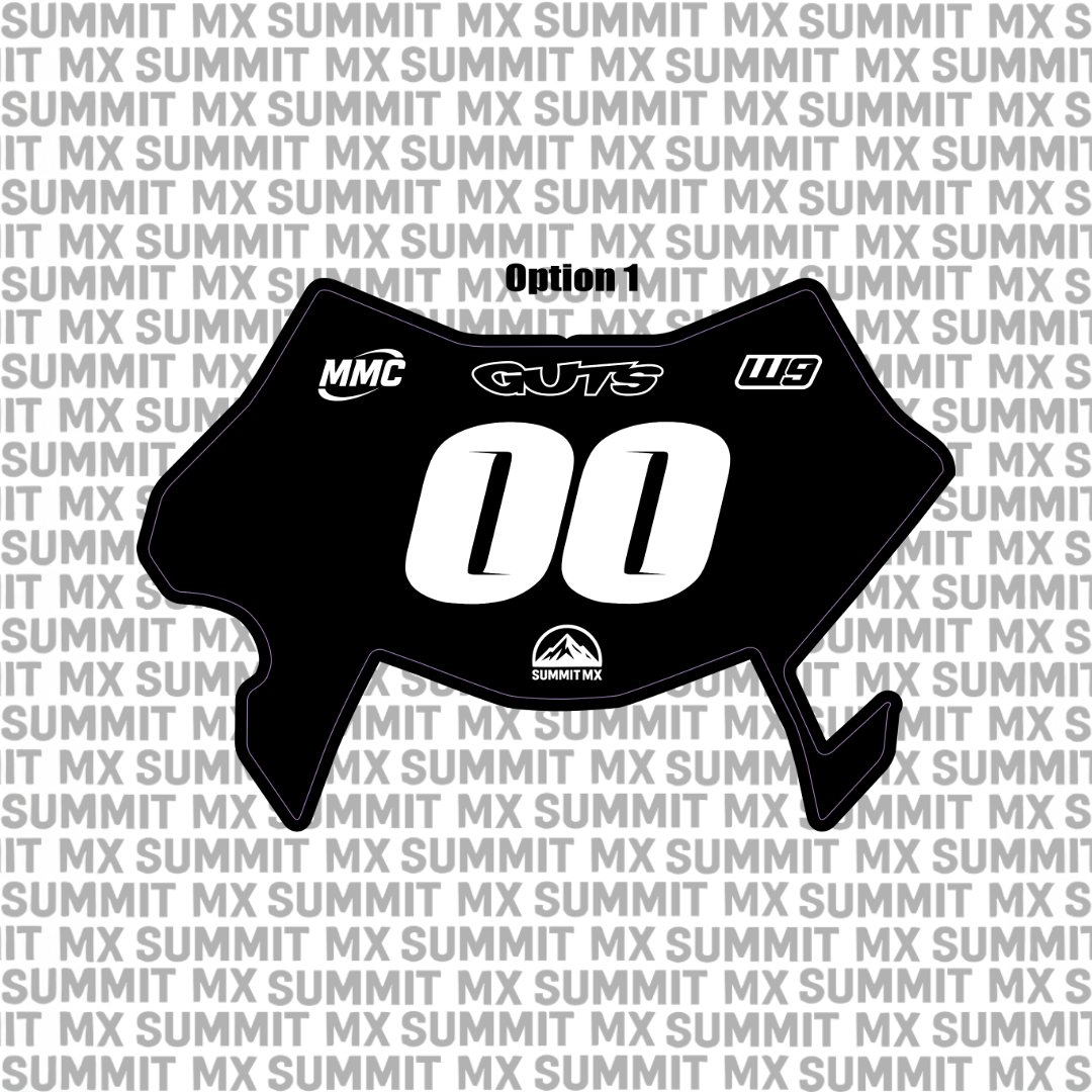 Pre-Designed Ultra bee Number Plate Decal