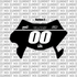 Pre-Designed Ultra bee Number Plate Decal