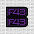 Sirris "F43" Fork Decal