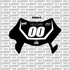 Pre-Designed Ultra bee Number Plate Decal