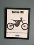 Surron Light Bee X Framed Poster (Black)