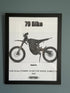 79 Bike Falcon Pro Framed Poster