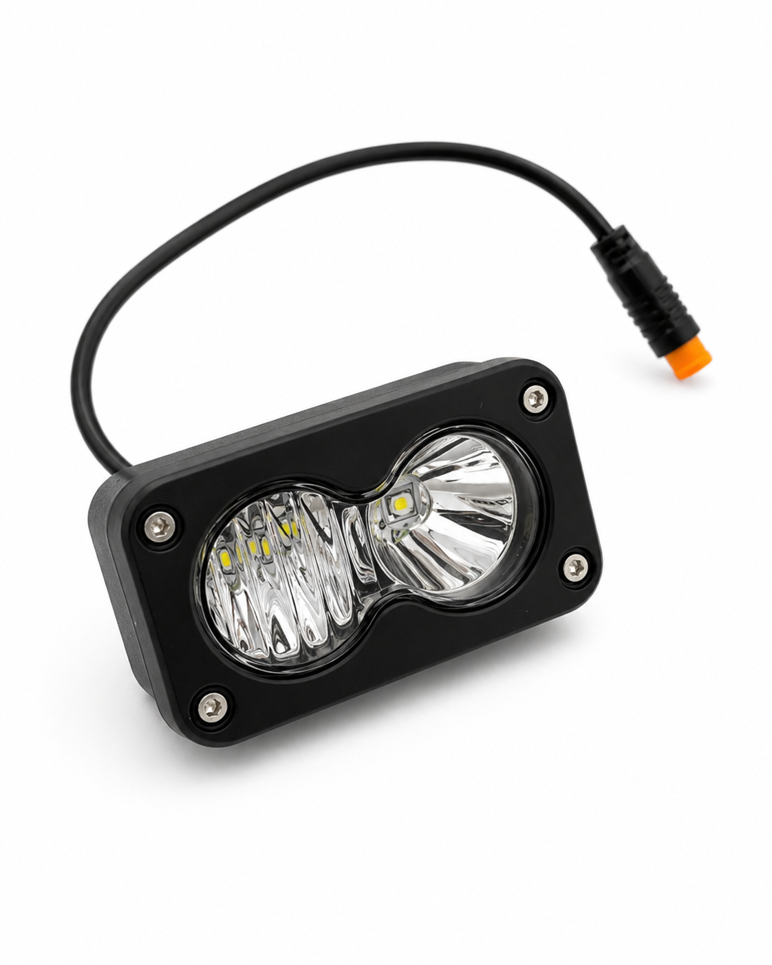 Baja-style LED headlight with metal mount bracket for Ridstar