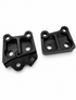 Talaria XXX glossy black foot bracket mounting hardware close-up