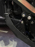 Carbon fiber weave detail shifting with angle on Sur-Ron Ultra Bee wrap
