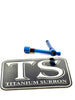 Titanium brake pad pins for e-moto — set of two