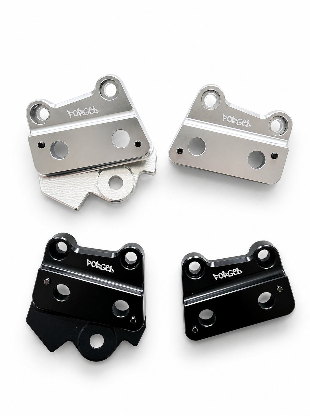 Glossy black metal foot brackets for the Talaria XXX