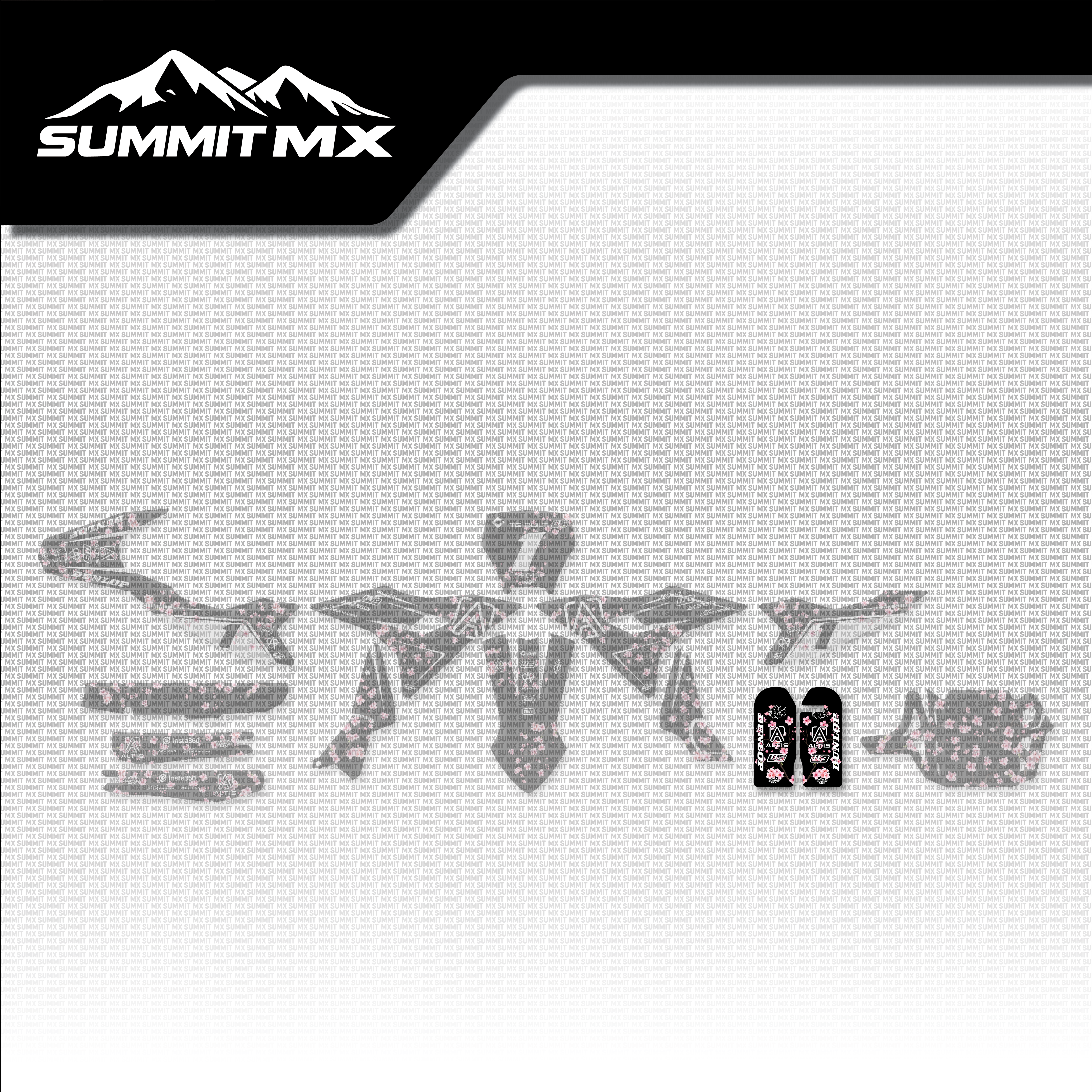 Cherry Blossom Decal for Altis Delta Fork Guards