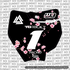 Cherry Blossom Decal for KTM 65 Number Plate