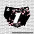 Cherry Blossom Number Plate Decal