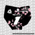 Cherry Blossom Decal for KTM 85 Number Plate