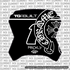 Chrome Hearts Decal for Yozma Number Plate