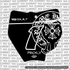 Chrome Hearts Decal for KTM 65 Number Plate