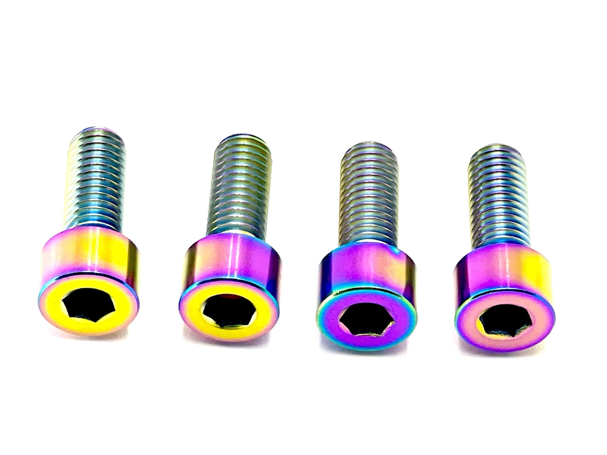 Titanium peg bracket bolts for e-moto — color option