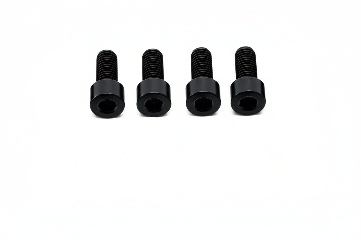 Titanium peg bracket bolts for e-moto — head detail