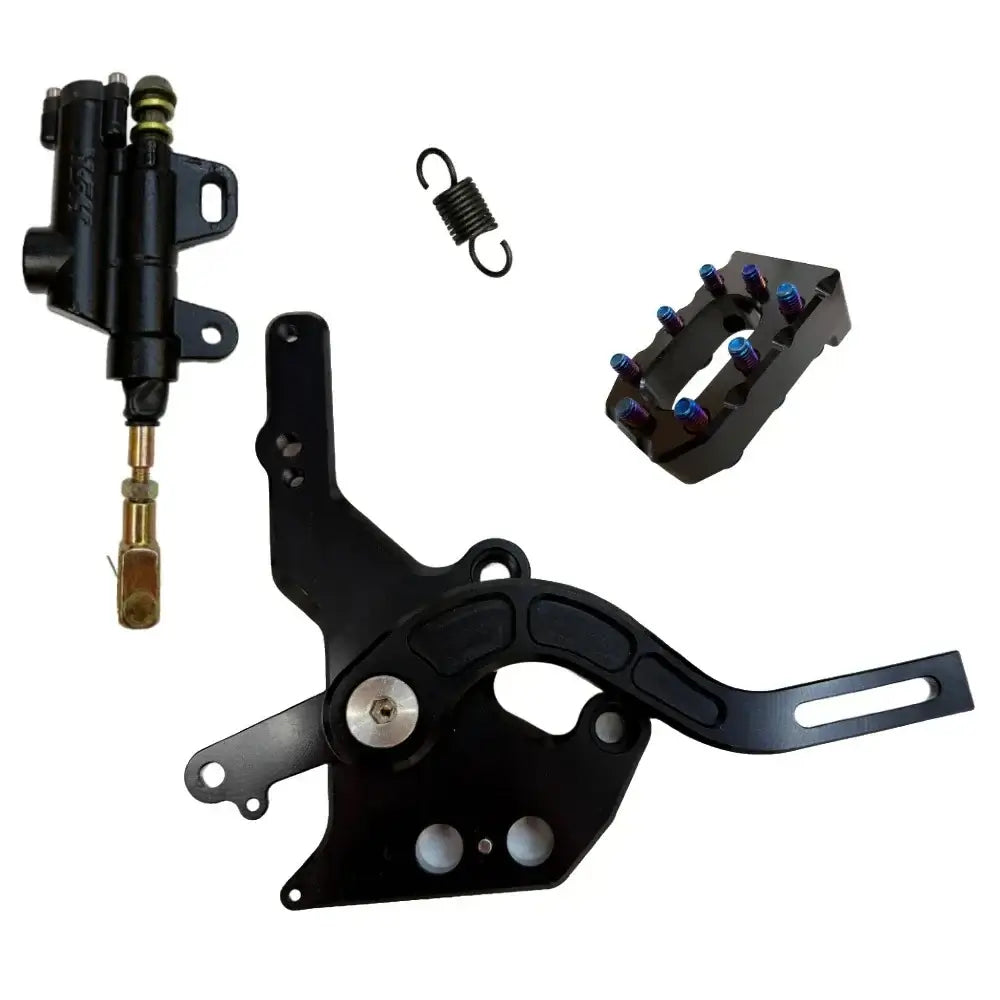 Hope Tech foot brake kit for E-Ride Pro SS — 6061 pedal detail
