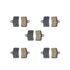 Replacement brake pads for Talaria MX5 / ERP SR — pair view