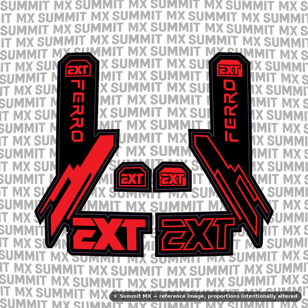 EXT Ferro Fork Tube Decal