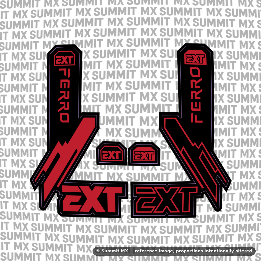EXT Ferro Fork Tube Decal